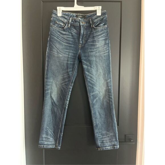 Lauren Ralph Lauren High-Rise Straight Ankle Jeans Size 4 - Picture 4 of 7